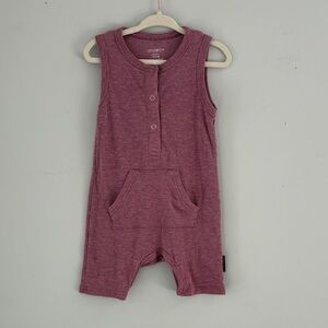Little Bipsy Sleeveless Henley Romper